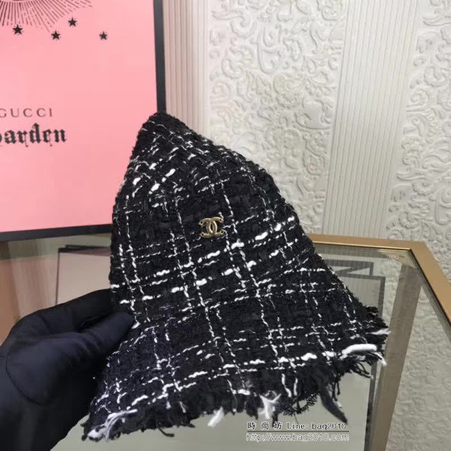 CHANEL香奈兒 爆款 小香風海軍風軍帽 LLWJ8037